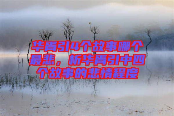 華胥引4個故事哪個最悲，析華胥引中四個故事的悲情程度