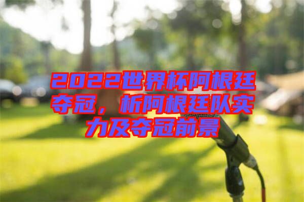 2022世界杯阿根廷奪冠，析阿根廷隊(duì)實(shí)力及奪冠前景