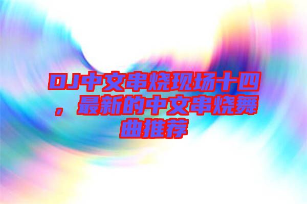 DJ中文串燒現(xiàn)場(chǎng)十四，最新的中文串燒舞曲推薦