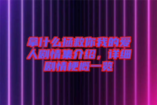 拿什么拯救你我的愛人劇情集介紹，詳細(xì)劇情梗概一覽