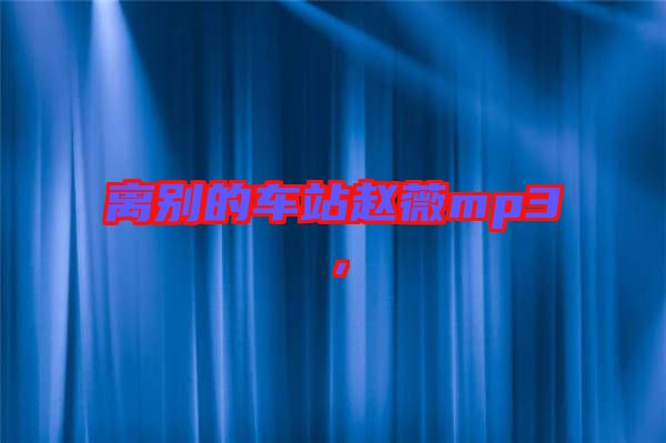 離別的車(chē)站趙薇mp3，