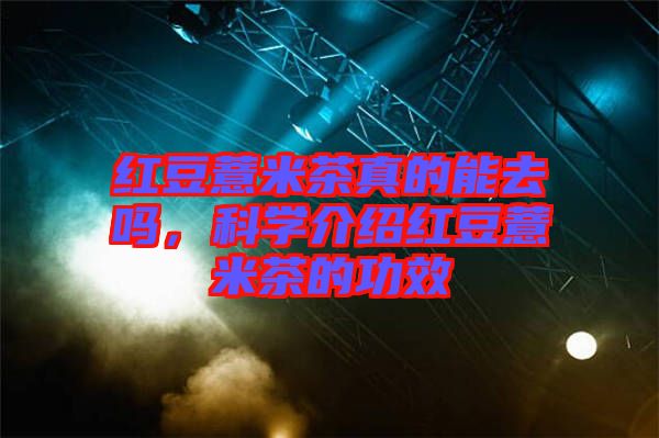 紅豆薏米茶真的能去嗎，科學(xué)介紹紅豆薏米茶的功效