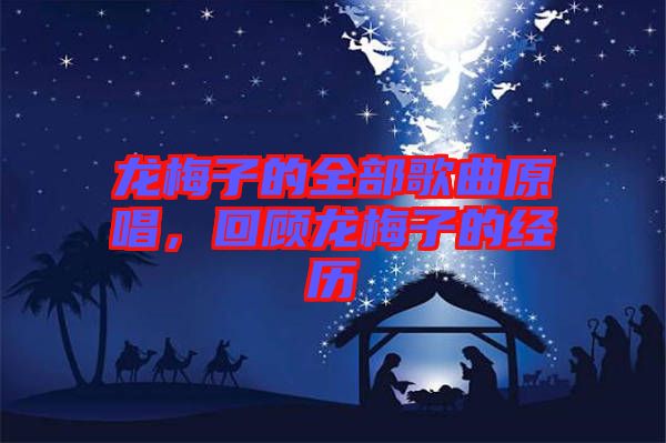 龍梅子的全部歌曲原唱，回顧龍梅子的經(jīng)歷