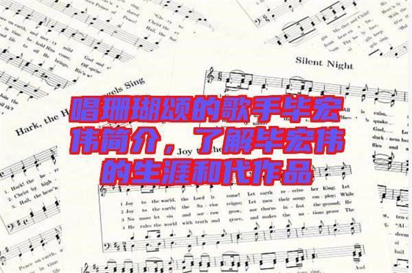 唱珊瑚頌的歌手畢宏偉簡介，了解畢宏偉的生涯和代作品