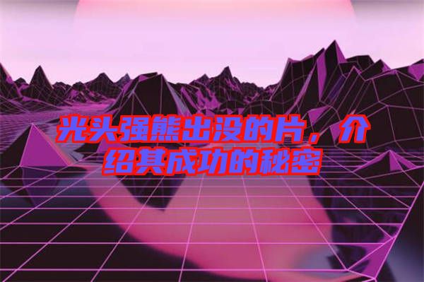 光頭強熊出沒的片，介紹其成功的秘密