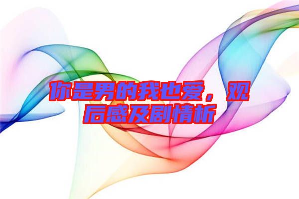 你是男的我也愛，觀后感及劇情析