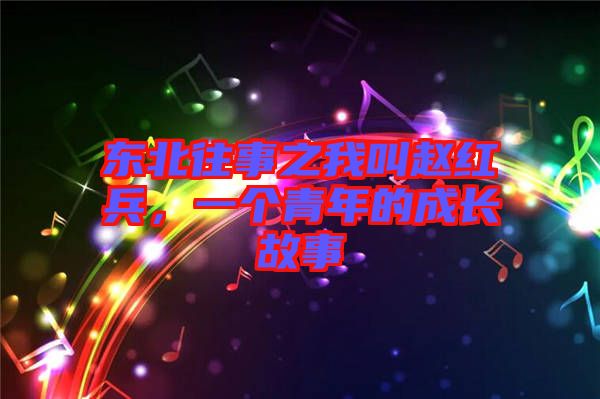 東北往事之我叫趙紅兵，一個青年的成長故事