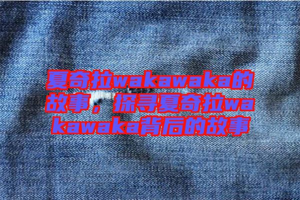 夏奇拉wakawaka的故事，探尋夏奇拉wakawaka背后的故事