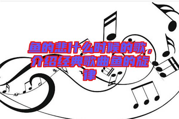 魚的悲什么時候的歌，介紹經典歌曲魚的旋律