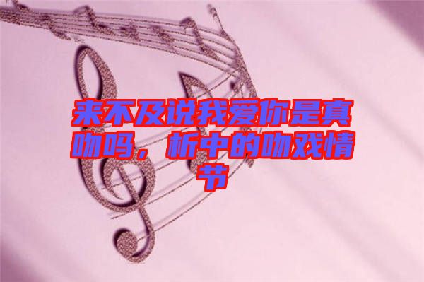 來不及說我愛你是真吻嗎，析中的吻戲情節(jié)