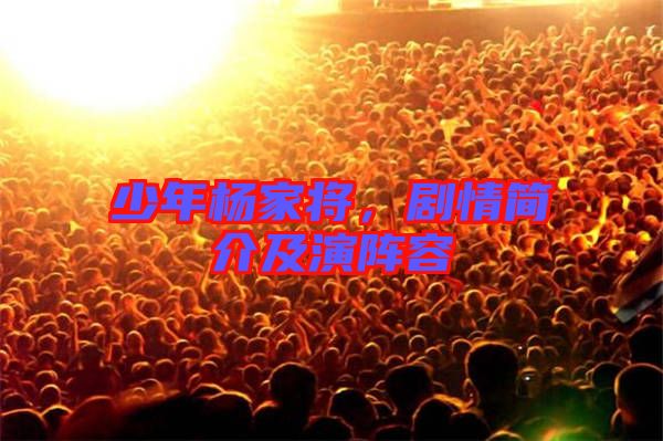 少年楊家將，劇情簡介及演陣容