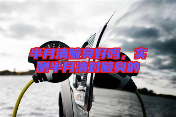 半月清腋臭好嗎，實測半月清對腋臭的