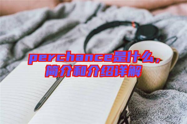 perchance是什么，簡介和介紹詳解