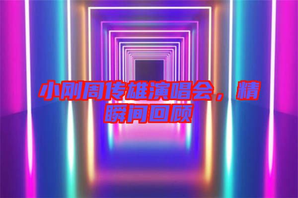 小剛周傳雄演唱會(huì)，精瞬間回顧