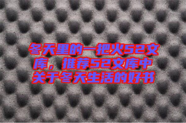 冬天里的一把火52文庫，推薦52文庫中關(guān)于冬天生活的好書