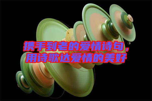 攜手到老的愛情詩句，用詩歌達愛情的美好