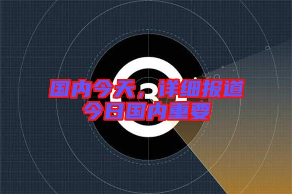 國內(nèi)今天，詳細(xì)報道今日國內(nèi)重要