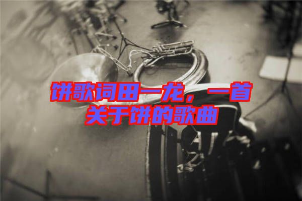 餅歌詞田一龍，一首關于餅的歌曲