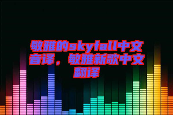 敏雅的skyfall中文音譯，敏雅新歌中文翻譯