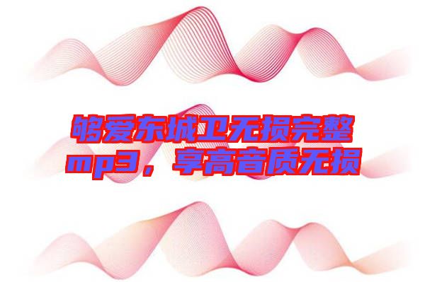 夠愛(ài)東城衛(wèi)無(wú)損完整mp3，享高音質(zhì)無(wú)損