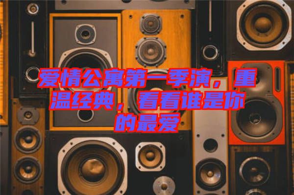 愛情公寓第一季演，重溫經(jīng)典，看看誰是你的最愛