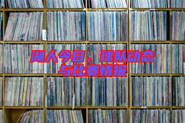 湖人今日，球隊動態(tài)與比賽情報