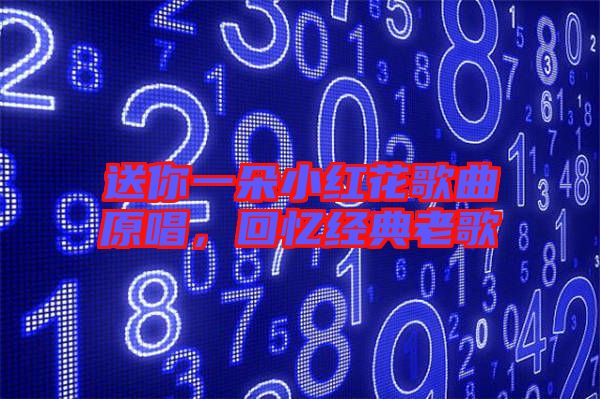 送你一朵小紅花歌曲原唱，回憶經典老歌