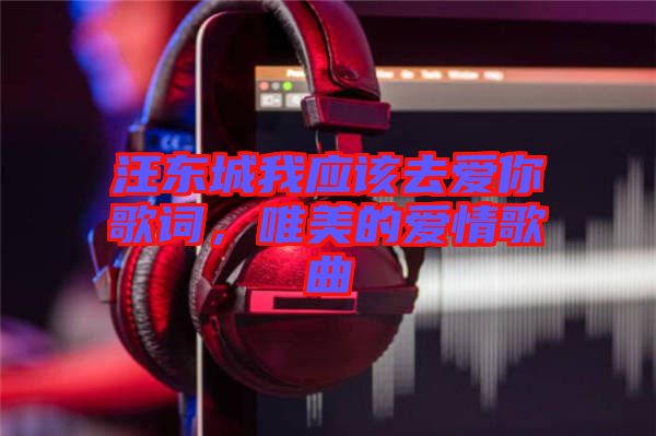 汪東城我應(yīng)該去愛你歌詞，唯美的愛情歌曲