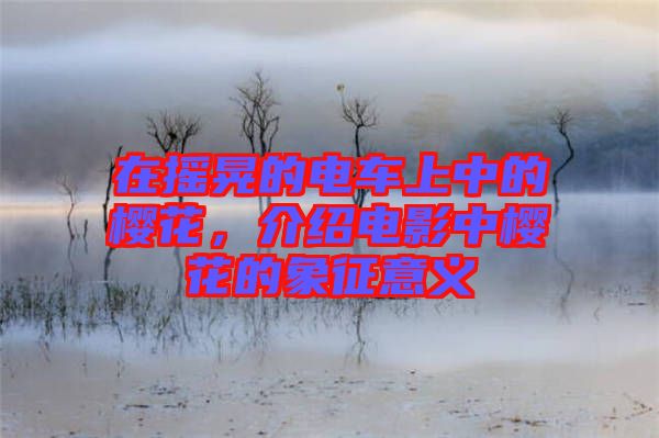 在搖晃的電車上中的櫻花，介紹電影中櫻花的象征意義