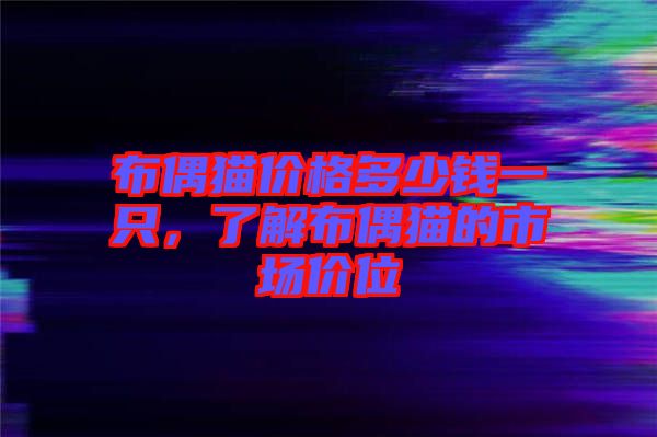 布偶貓價(jià)格多少錢一只，了解布偶貓的市場(chǎng)價(jià)位