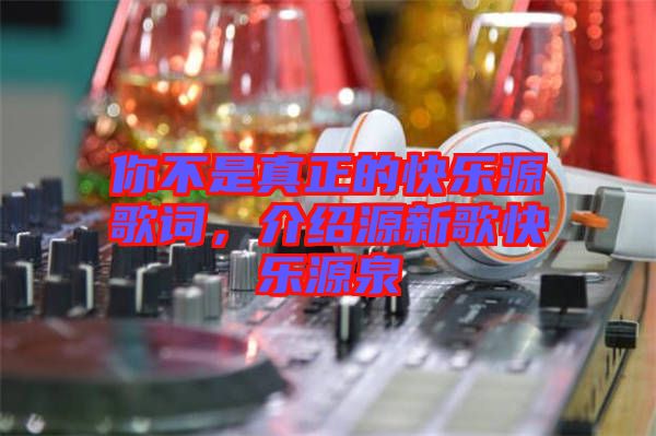 你不是真正的快樂源歌詞，介紹源新歌快樂源泉
