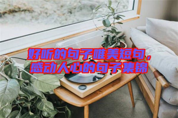 好聽的句子唯美短句，感動(dòng)人心的句子集錦