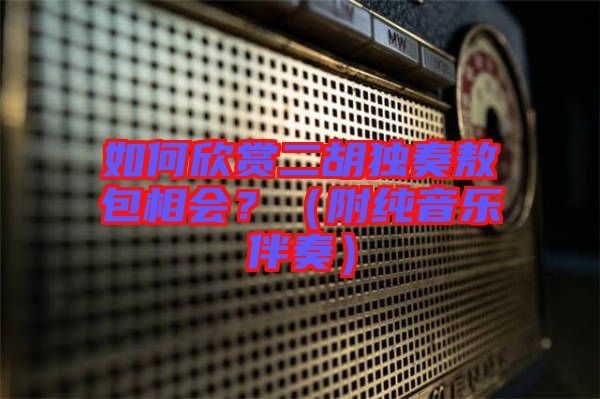 如何欣賞二胡獨(dú)奏敖包相會(huì)？（附純音樂伴奏）