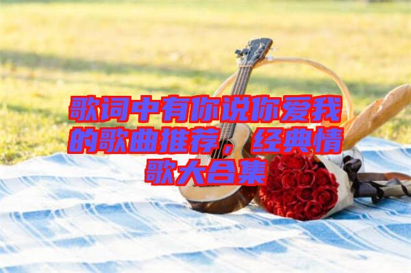 歌詞中有你說(shuō)你愛(ài)我的歌曲推薦，經(jīng)典情歌大合集