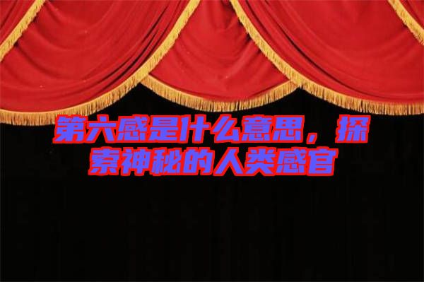 第六感是什么意思，探索神秘的人類(lèi)感官