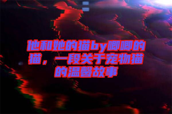 他和她的貓by唧唧的貓，一段關(guān)于寵物貓的溫馨故事