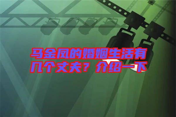 馬金鳳的婚姻生活有幾個(gè)丈夫？介紹一下