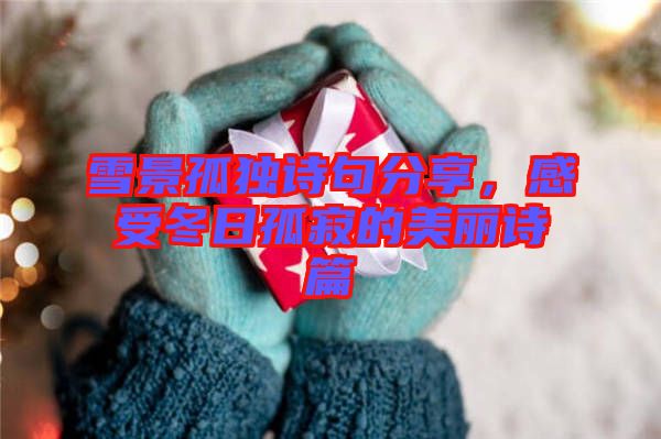 雪景孤獨(dú)詩句分享，感受冬日孤寂的美麗詩篇
