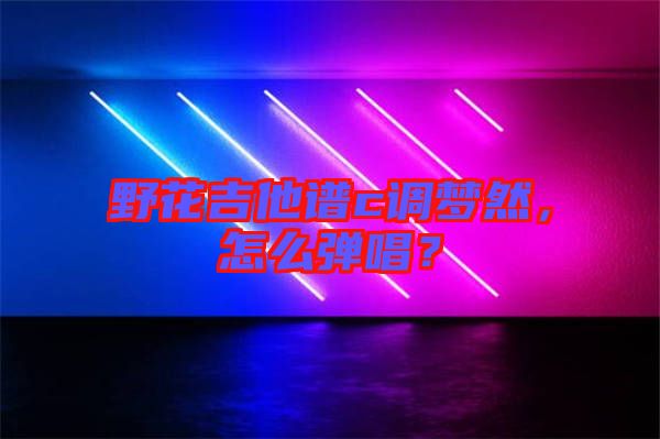 野花吉他譜c調(diào)夢(mèng)然，怎么彈唱？