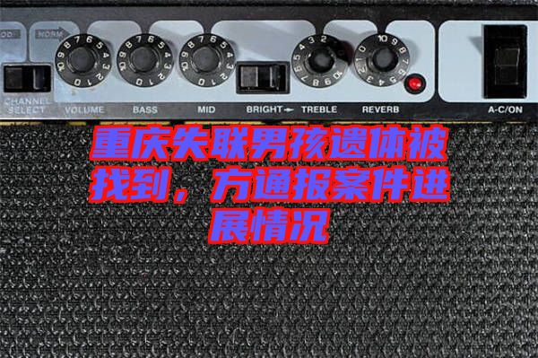 重慶失聯(lián)男孩遺體被找到，方通報(bào)案件進(jìn)展情況