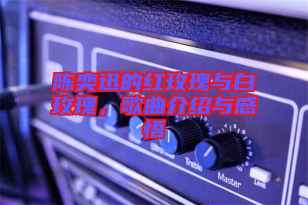 陳奕迅的紅玫瑰與白玫瑰，歌曲介紹與感悟